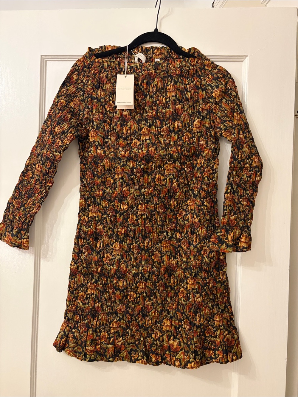 Doen Cecillia Dress in Noir Reve des Jardines